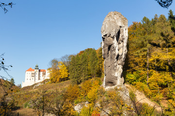 Ojcow National Park near Krakow. A rock called Hercules club