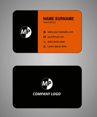 Business cover annual report modern template flat design flyer