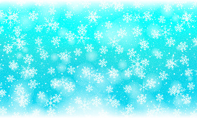 Falling snow background. Vector illustration