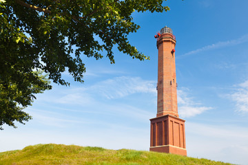 Red Lighthouse In Norderney, Germany