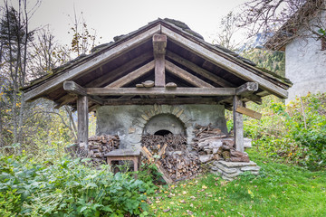 A very old communal bakers oven found in many places around the French Alps