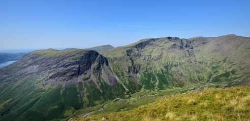 The sloping faces of Yewbarrow
