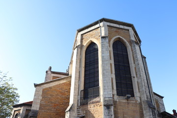 Fototapeta na wymiar Eglise catholique Immaculée Conception dans la commune de Caluire et Cuire - Département du Rhône - France