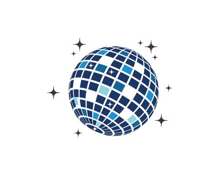 disco ball icon vector illustration design