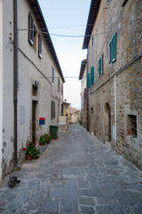 Architecture in italian town, Castiglione Della Pescaia, Italy