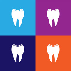 tooth icon. Element of body parts icon. Premium quality graphic design icon. Signs and symbols collection icon for websites, web design, mobile app