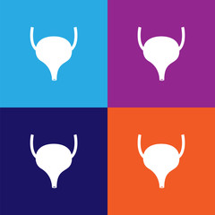 bladder icon. Element of body parts icon. Premium quality graphic design icon. Signs and symbols collection icon for websites, web design, mobile app