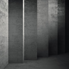 Abstract empty dark concrete pattern