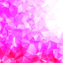 Fototapeta premium Pink Polygonal Mosaic Background, Creative Design Templates