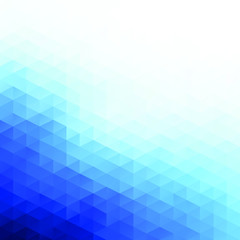 Blue Grid Mosaic Background, Creative Design Templates