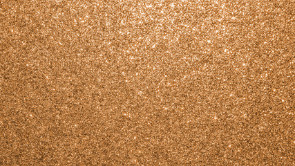 Copper gold glitter texture background sparkling shiny wrapping paper for Christmas holiday...
