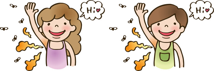 体臭　脇　男女セット