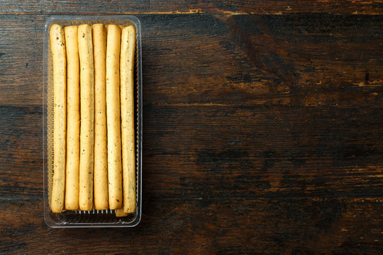 bread grissini place for text