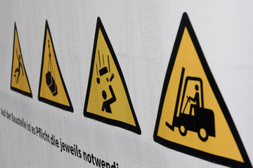 Baustelle Arbeitssicherheit Symbol