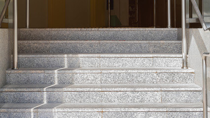 Granite stairs steps background - construction detail