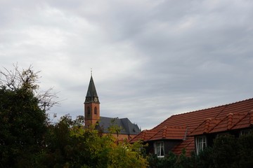 Obraz premium Blick auf die Pfarrkirche von St. Martin