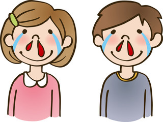 鼻血　男女セット