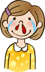 Obraz premium 鼻血