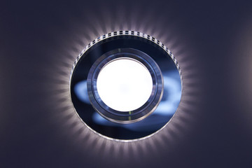 The illuminator with LED (Light-emitting diode) lamps. Energy Saving Technologies