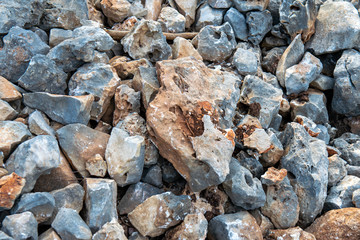 Colorful with diffrent sizes rock background, can fit with text