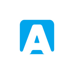 Modern Letter A Initial Logo Vector Illustration