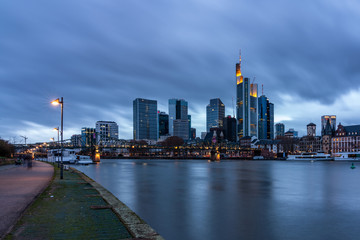 Fototapeta na wymiar Cityscape of Frankfurt am Main.