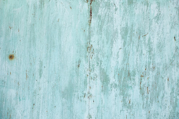 Obraz premium Sky blue texture of natural old wood. Background with cracks and scratches on the old painted wood blue. Used for furniture production, design and laminate manufacturing