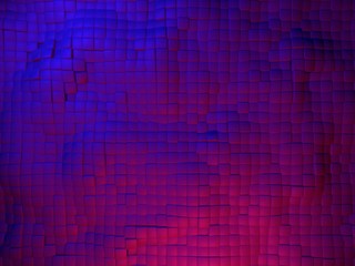 Background of red and blue cubes 