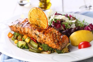 salmon slice