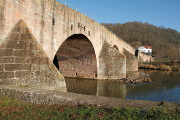Werra Bridge, Vacha, Phillipsthal, Thuringia, Germany, Europe