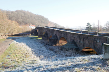Werra Bridge, Vacha, Phillipsthal, Thuringia, Germany, Europe