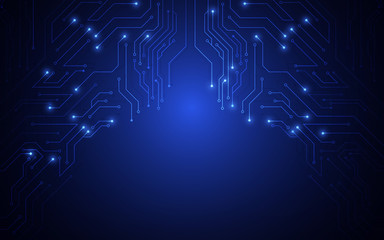 circuit pattern electronics concept background