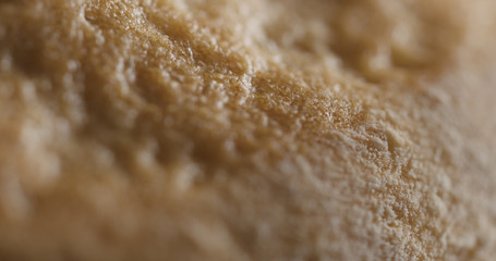 Extreme closeup of ciabatta bread