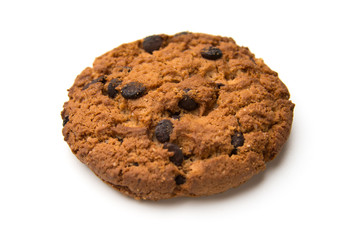 Barley cookies isolated on a white background.
