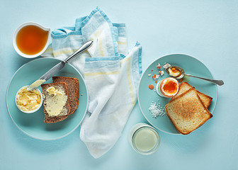 Breakfast healthy with egg