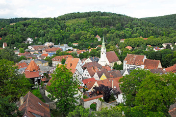 Fototapeta na wymiar Ansicht von Pappenheim, Altmühltal