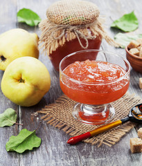 Fresh quince jam