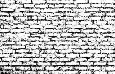Vector illustration of rough brick wall