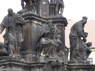 Naklejka premium ancient monument in Prague
