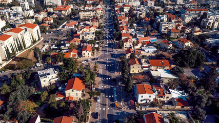 Fototapeta premium Aerial View to the Haifa Cityscape, Israel