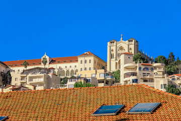 Main Facade View to the Nazareth Church, Israel