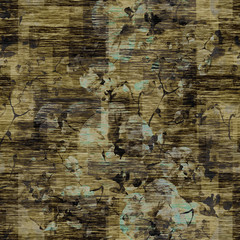 Watercolor seamless pattern. Illustration. Flowers