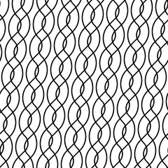 Naklejka premium Design seamless monochrome grid pattern