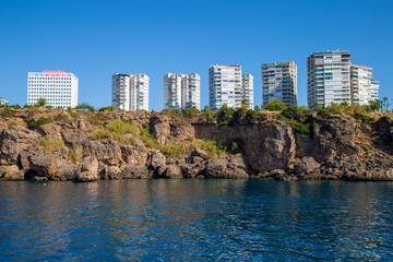 Fototapeta premium Architecture on the coast of Antalya