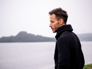 man looking sad, depression concept