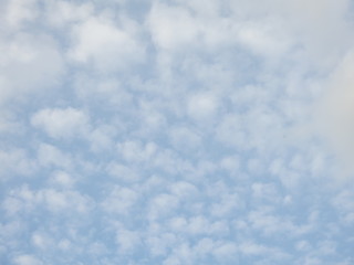 blue sky with white clouds