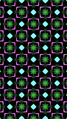 Fototapeta na wymiar Ornate geometric pattern and abstract colored background