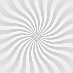 Sun rays background. Gray radiate sun beam burst effect. Sunbeam light flash boom. Template starburst poster. Sunlight star, sunrise glow burst. Solar radiance glare, retro design. Vector illustration