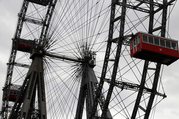 Ferris wheel in Praterstern, Vienna