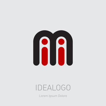 IMI initial logo. M and I initial monogram logotype. Vector design element or icon.